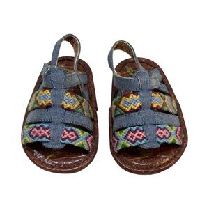 Sam‎ Edelman Colorful Patterned Infant Size 3 Sandals